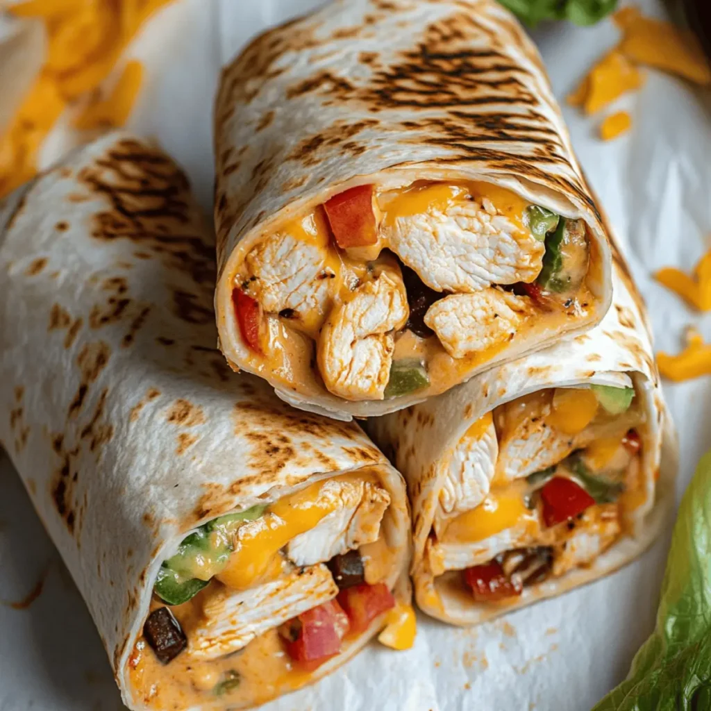 Chipotle Ranch Grilled Chicken Burrito