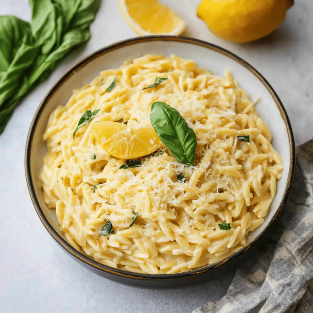 Creamy Lemon Orzo