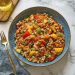 Mom's Ground Turkey and Peppers
