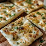 Air Fryer Garlic Flatbread – Quick & Delicious