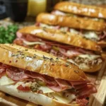 Baked Italian Sub Sandwiches