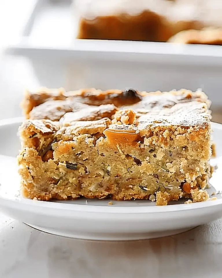 Butterscotch Zucchini Bars