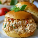 Chicken Alfredo Sloppy Joes