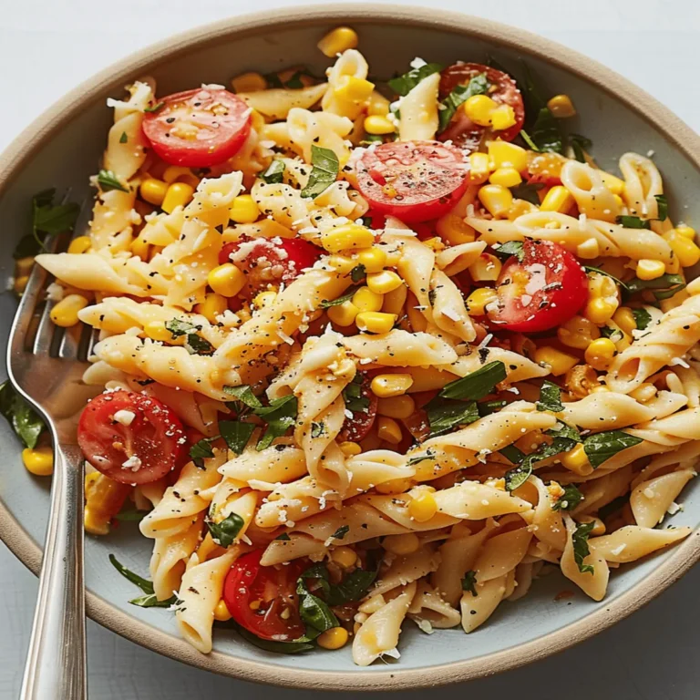Corn and Tomato Pasta Salad