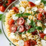 Creamy Caprese Pasta Salad