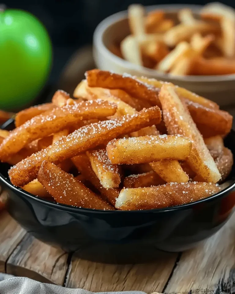 Crispy Air Fryer Apple Fries