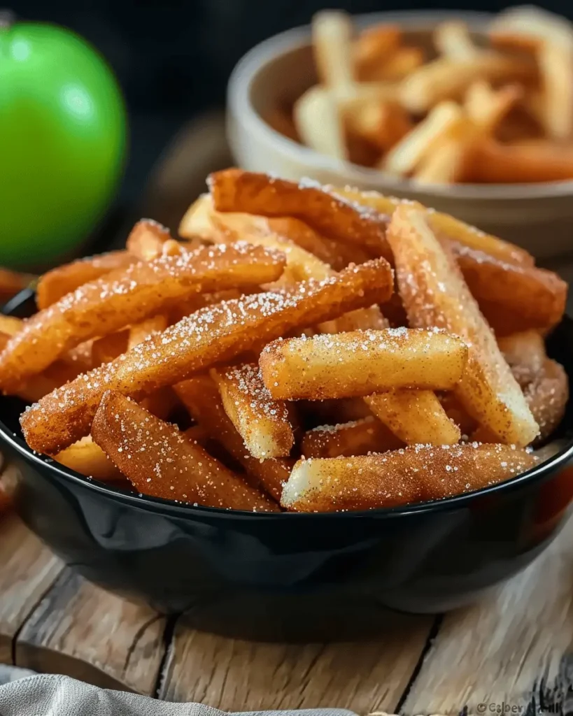Crispy Air Fryer Apple Fries