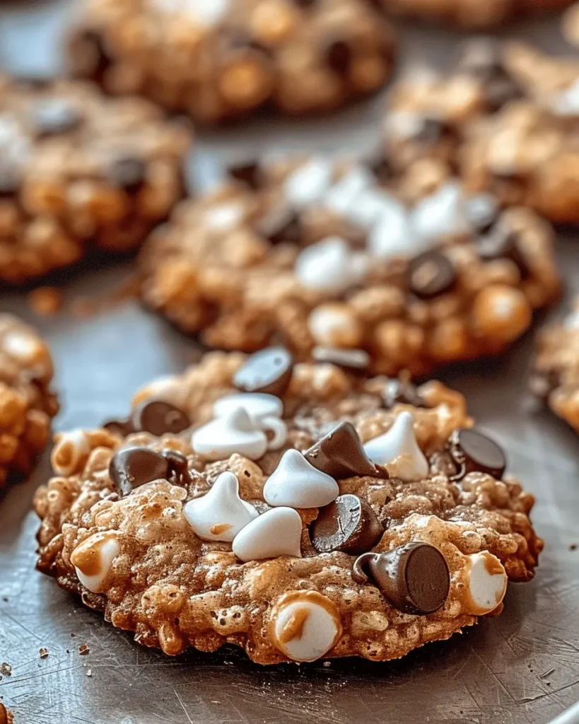 Crunchy Chocolate Chip Rice Krispie Cookies: A Delightful Twist on a Classic Treat