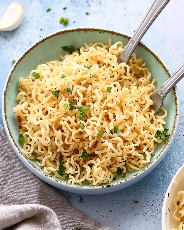 Garlic butter Ramen Noodles