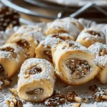 Italian Nut Roll Cookies