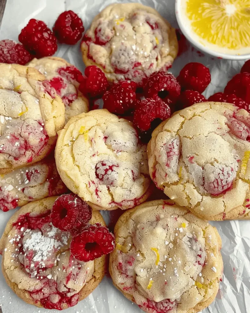 Lemon Raspberry Cookies