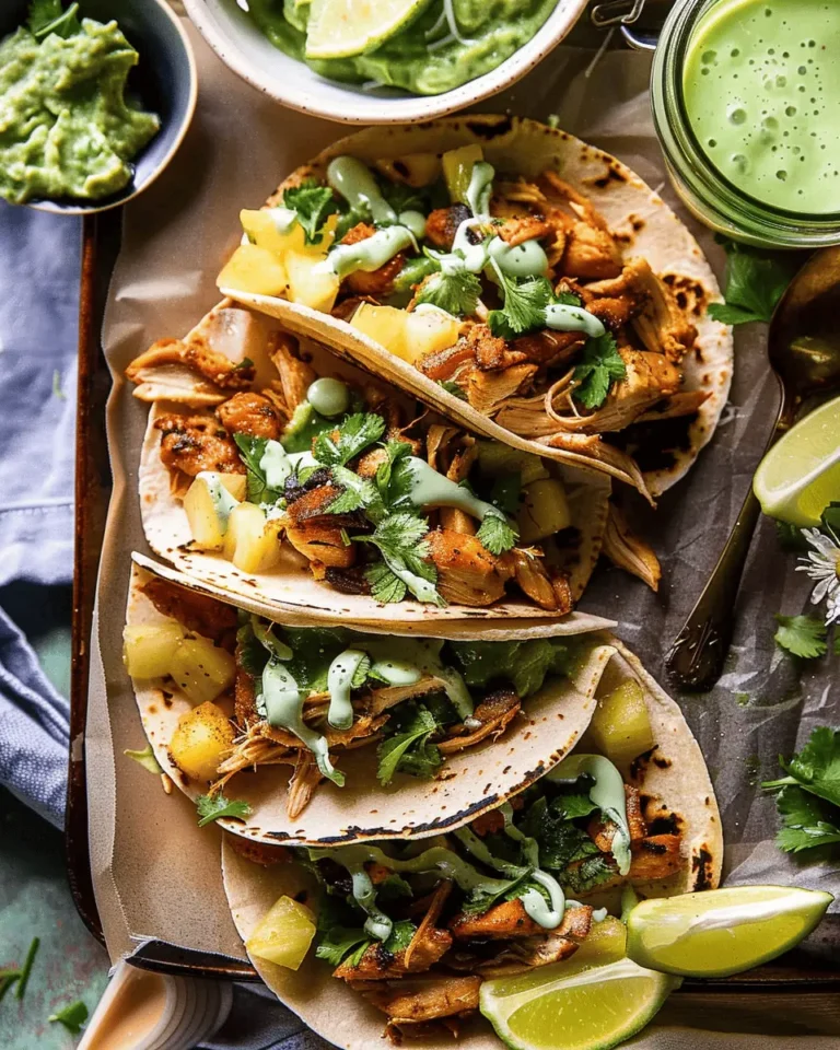 Pineapple Chicken Tacos