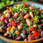 Rainbow Bean Salad: A Vibrant & Healthy Recipe