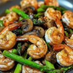 Shrimp and Asparagus Stir-Fry with Mushrooms: A Quick Recipe