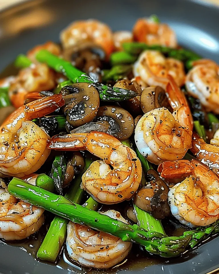 Shrimp and Asparagus Stir-Fry with Mushrooms: A Quick Recipe