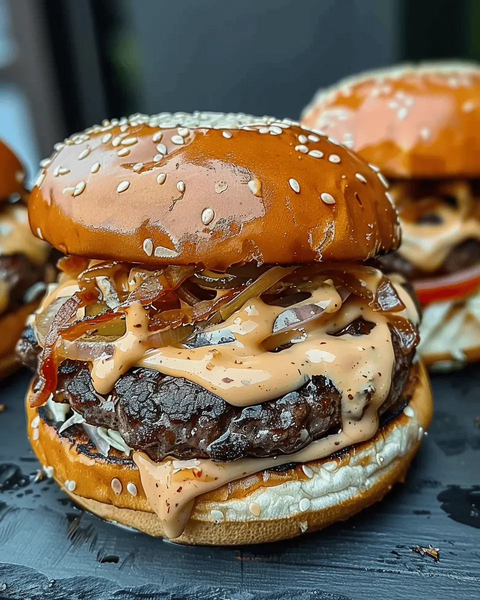Smash Burgers with Baconnaise Sauce: Juicy Flavor Awaits