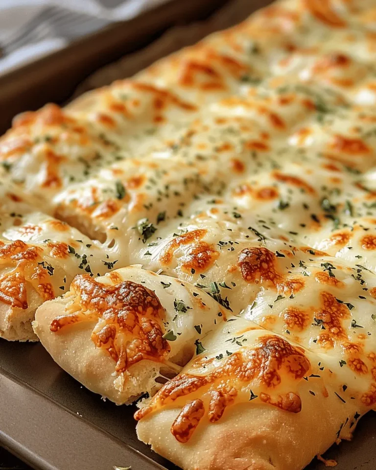 Sourdough Cheesy Breadsticks