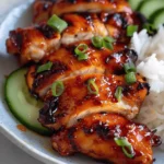 Sticky Honey Gochujang Chicken (Air Fried or Baked)