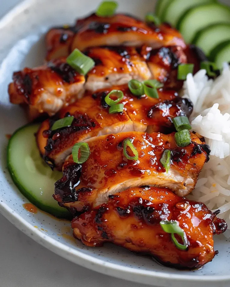 Sticky Honey Gochujang Chicken (Air Fried or Baked)