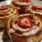 Strawberry Cheesecake Cinnabon Rolls
