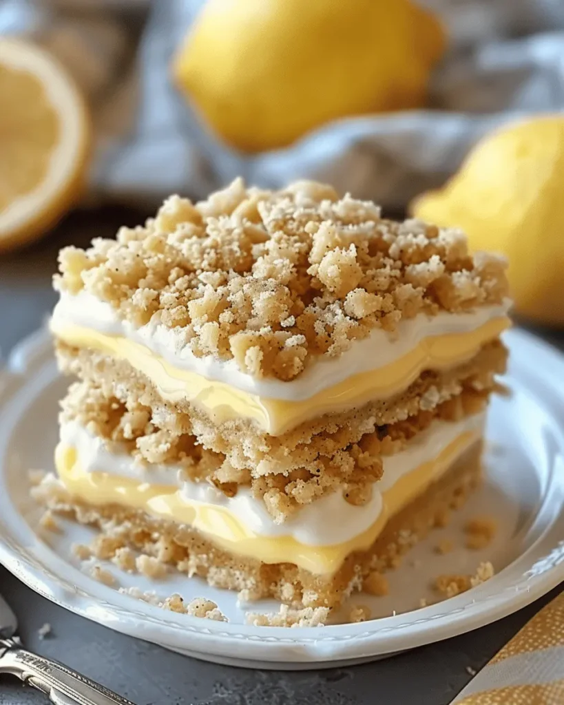 Sugar Cookie Lemonade Crumble