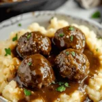 Tasty Slow Cooker Salisbury Steak Meatballs Recipe