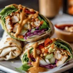 Thai Peanut Chicken Wraps