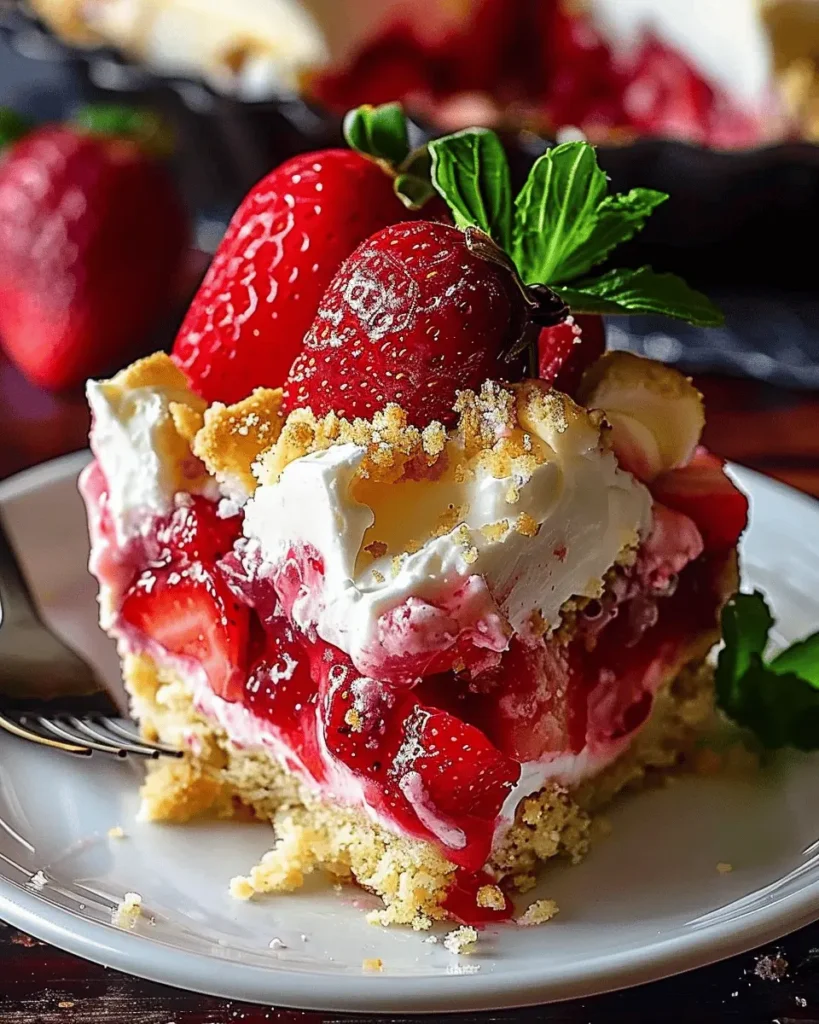 The Ultimate Strawberry Cheesecake Dump Cake