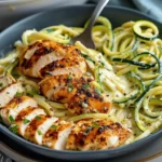Zucchini Noodle Chicken Alfredo