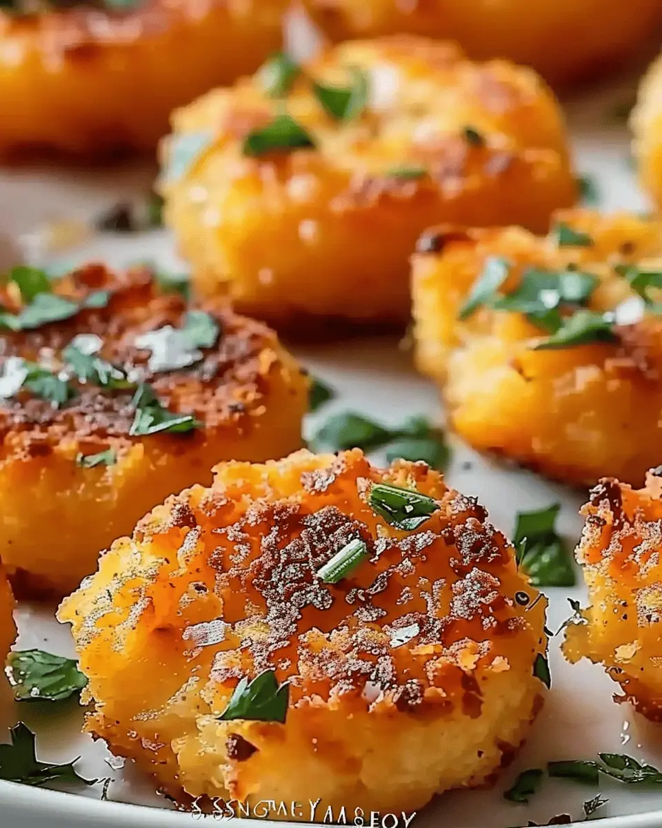 Crispy Smashed Carrots Bites