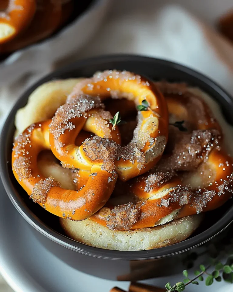 Cinnamon Sugar Soft Pretzels