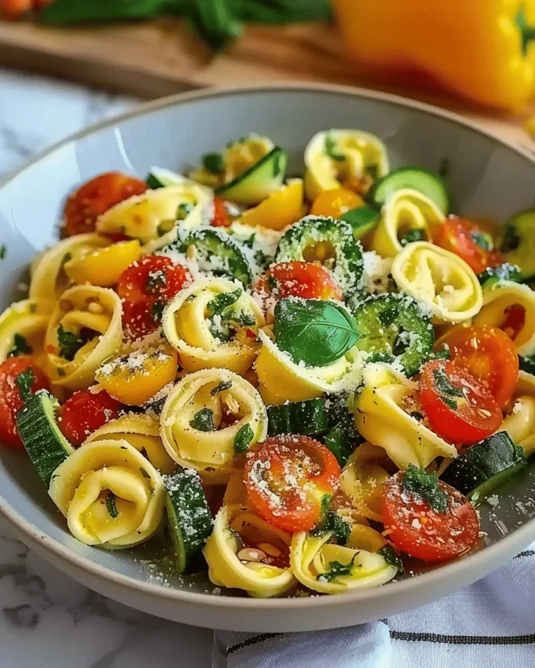 Tortellini with Summer Veggies: A Taste of the Season on Your Plate