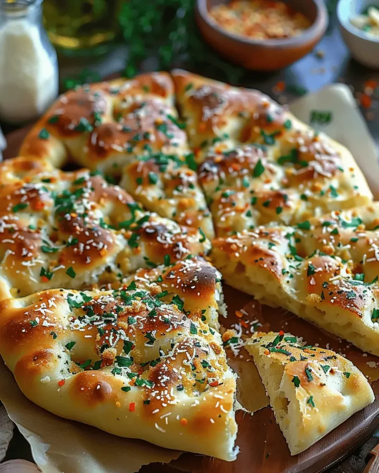 Garlic Parmesan Focaccia Bread – A Savory Homemade Favorite