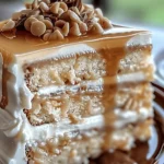 White German Chocolate Cake with Cheesecake Center