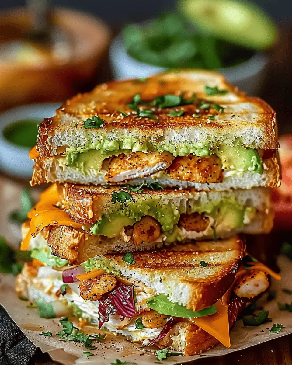 Chicken Avocado Melt Sandwich: A Juicy Twist on Comfort Food
