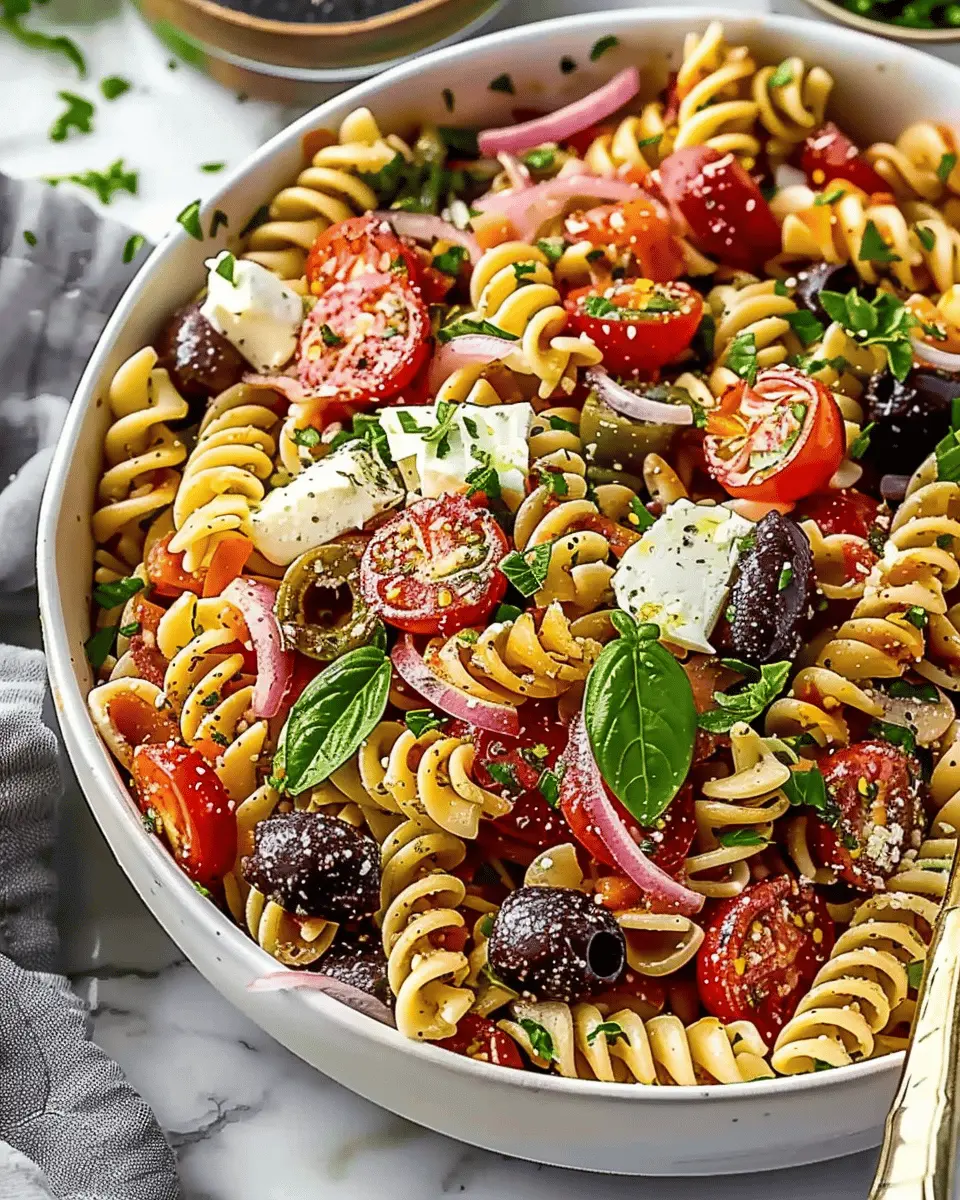 Quick Italian Pasta Salad (with 1 Secret Ingredient)