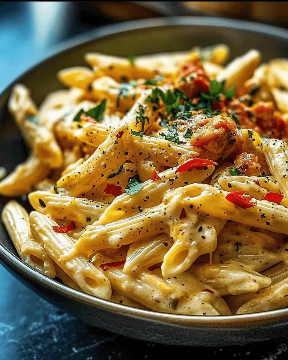 Spicy Rattlesnake Pasta: Indulgent Turkey Bacon & Chicken Ham Delight