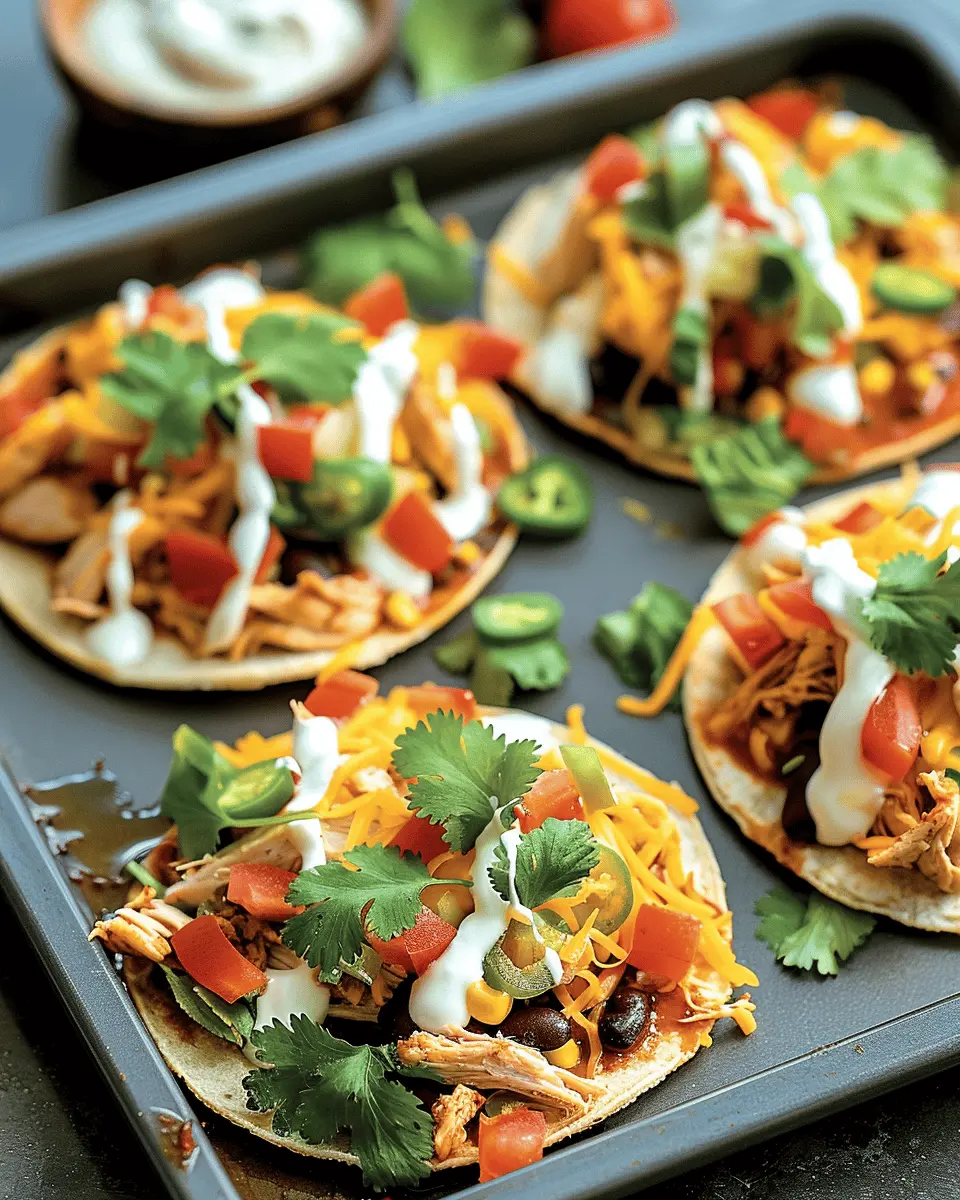 Mexican Rotisserie Chicken Tostadas: A Quick and Delicious Delight