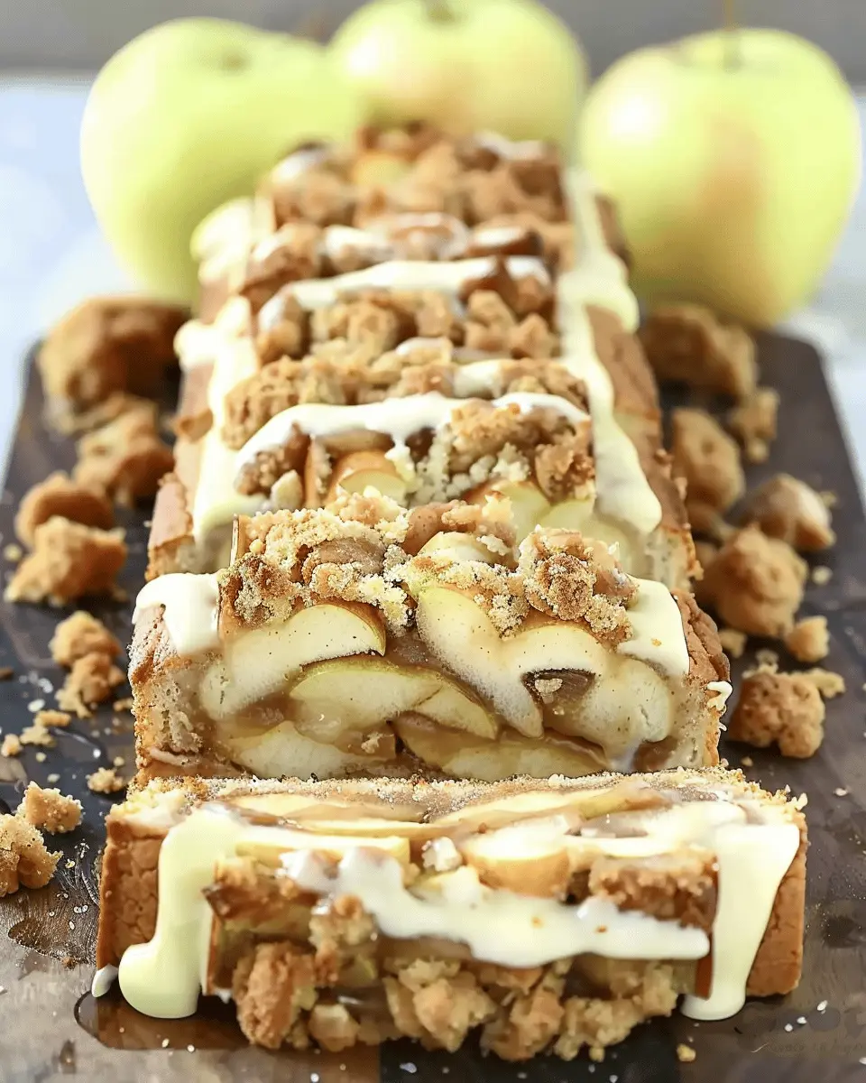 Apple Crisp Cheesecake Bread