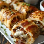 Garlic Butter Bacon Cheeseburger Rollups