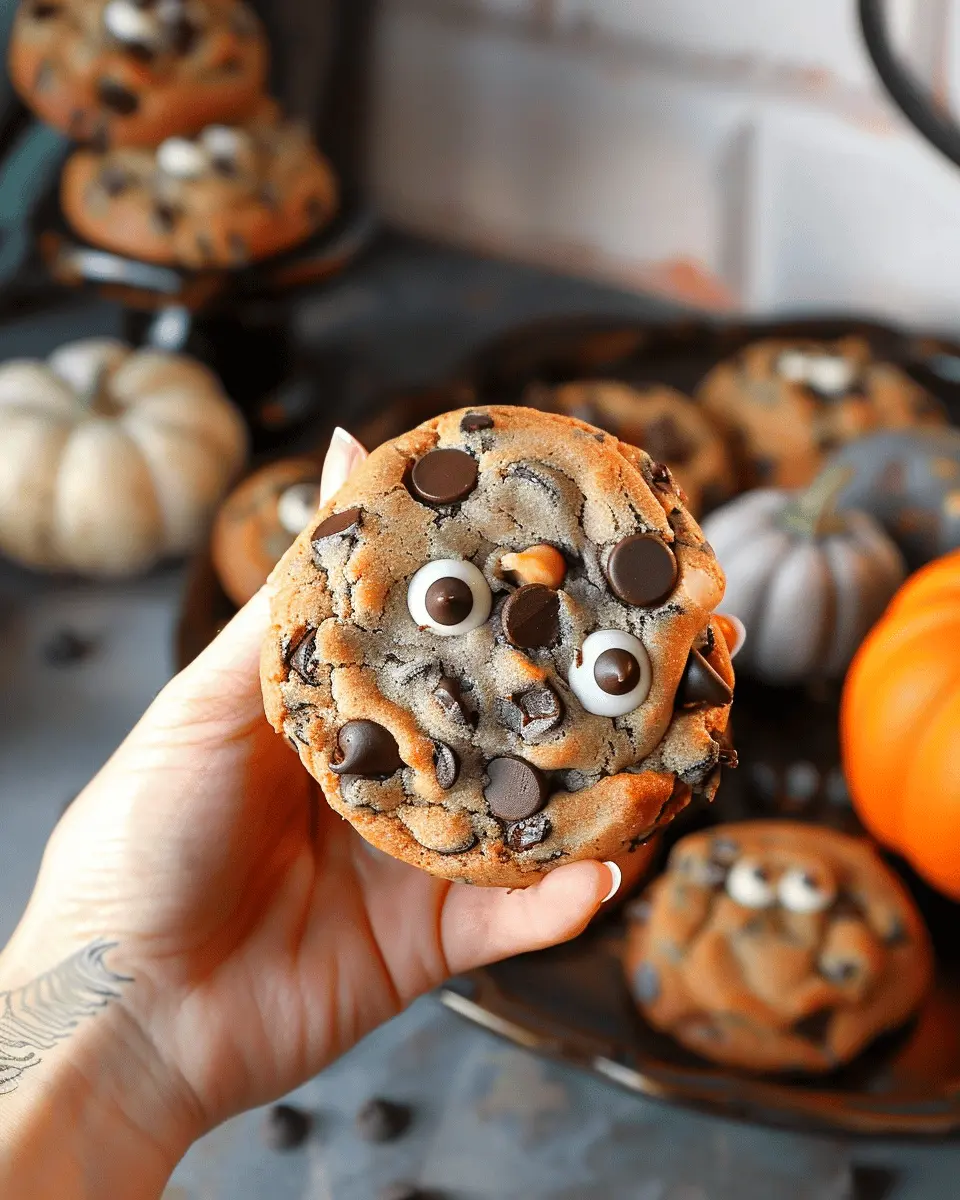 Easy Halloween Chocolate Chip Cookies