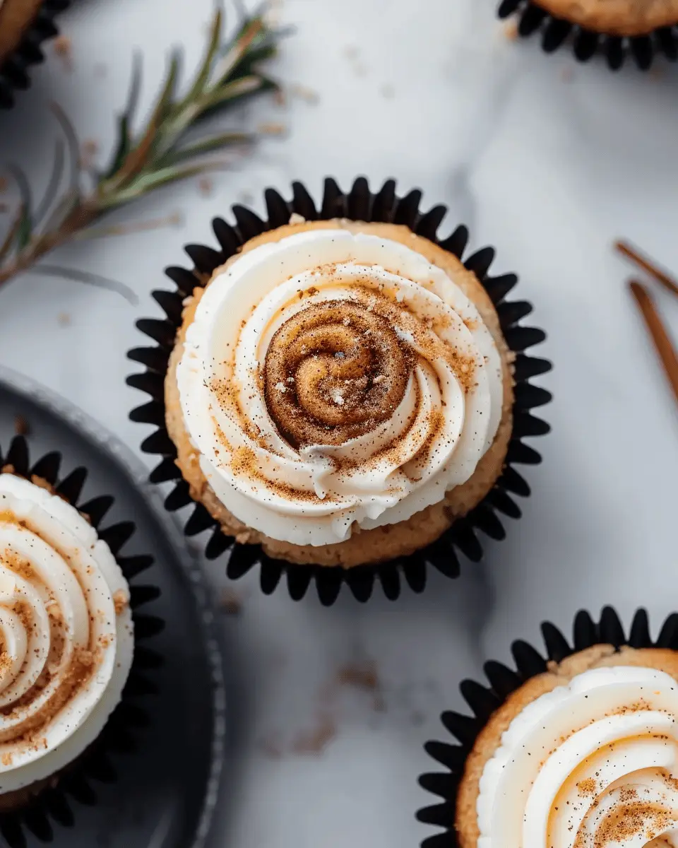Cinnamon Roll Cupcakes