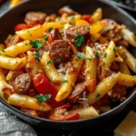 Sweet Pepper & Sausage Pasta