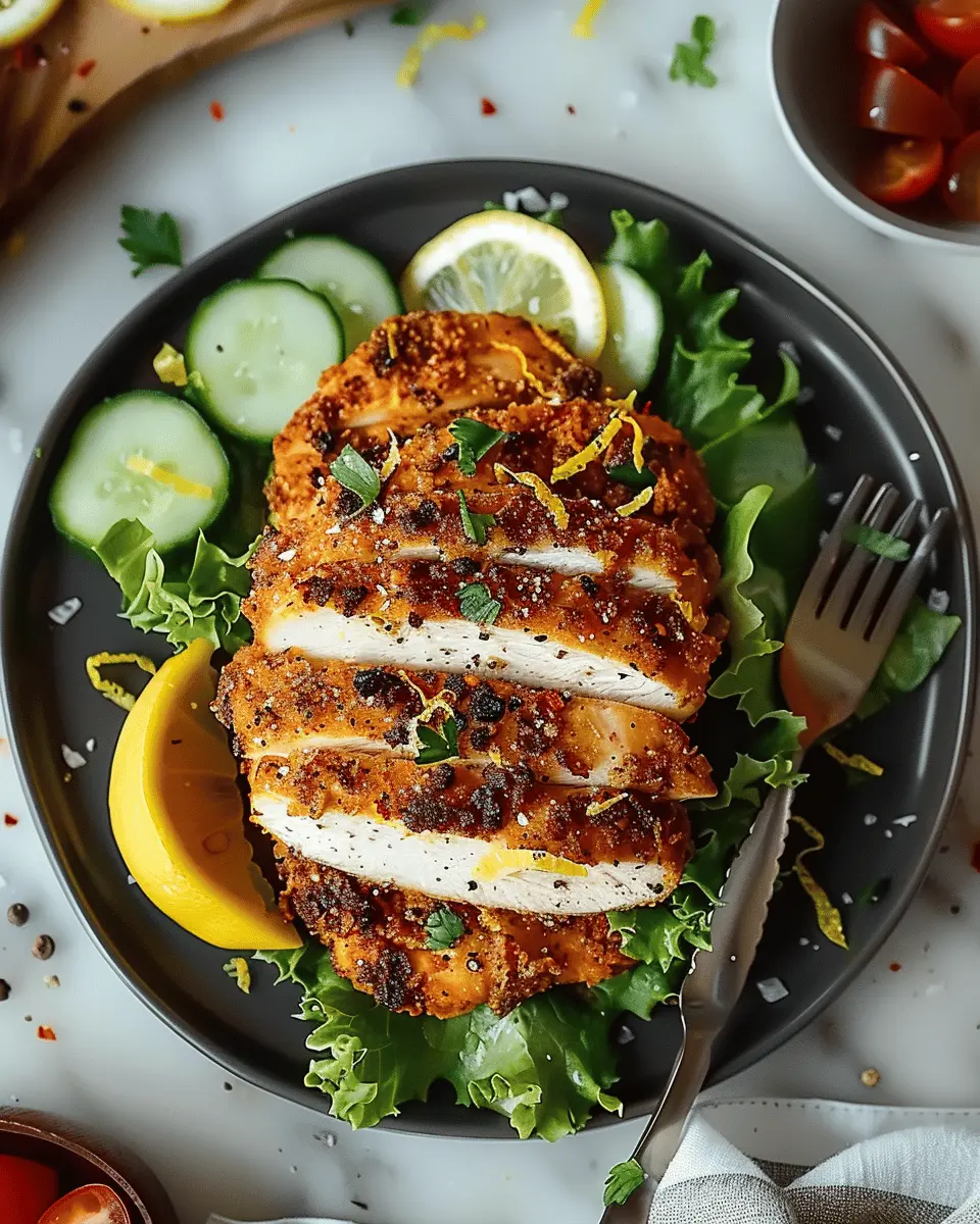 Crispy Lemon Pepper Chicken Sandwich