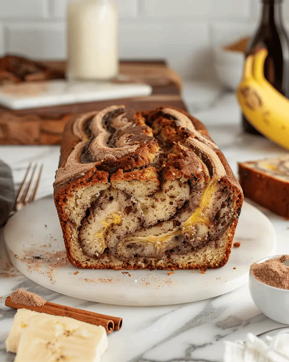Cinnamon Swirl Banana Bread