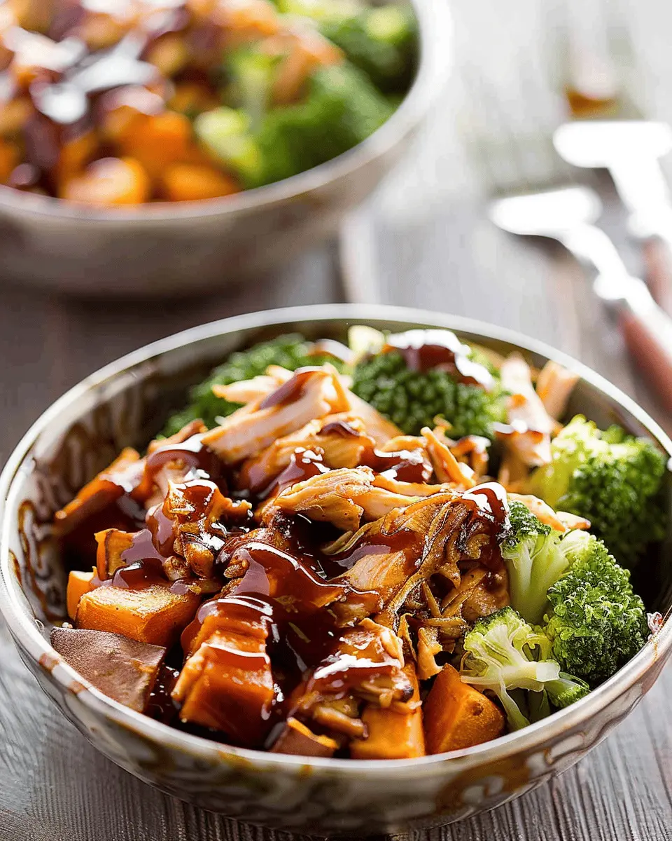 BBQ Chicken Sweet Potato Bowl: Easy, Flavor-Packed Delight