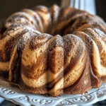 Moist Cinnamon Swirl Bundt Cake Recipe