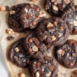 Chocolate Hazelnut Crunch Cookies