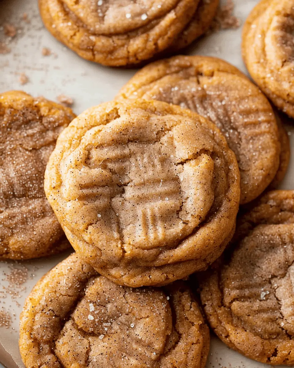 Chewy Pumpkin Snickerdoodle Cookies