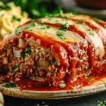Stuffed Italian Meatloaf